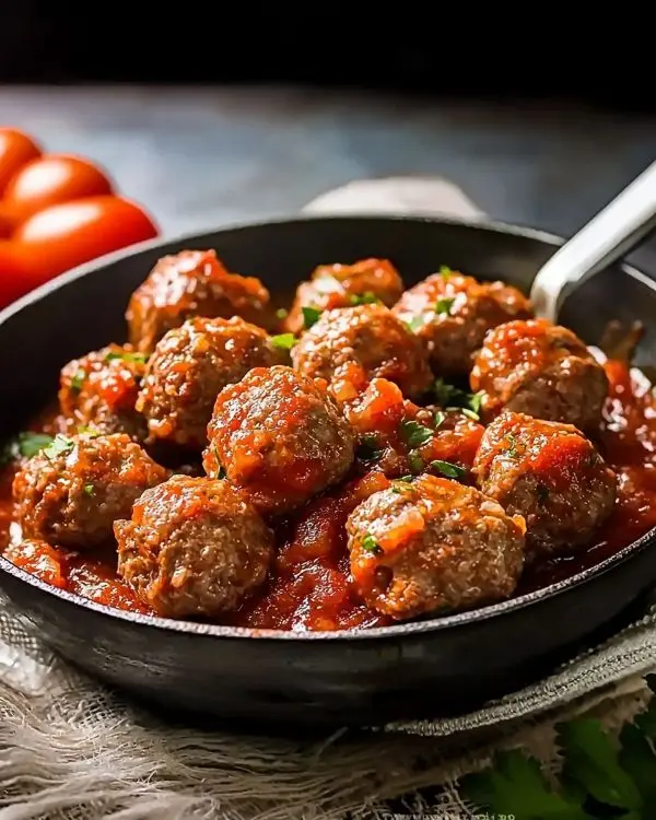 Recette de Boulettes de Bœuf Haché avec Sauce Gourmande 4 Recette de Boulettes de Bœuf Haché avec Sauce Tomates