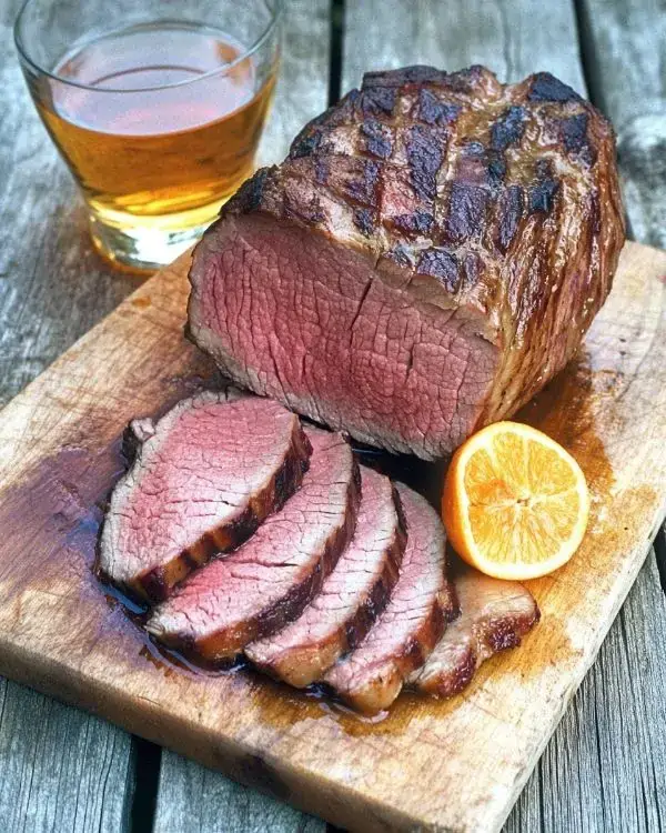 Recettes de Rôti de Bœuf 3 Rôti tranché sur planche