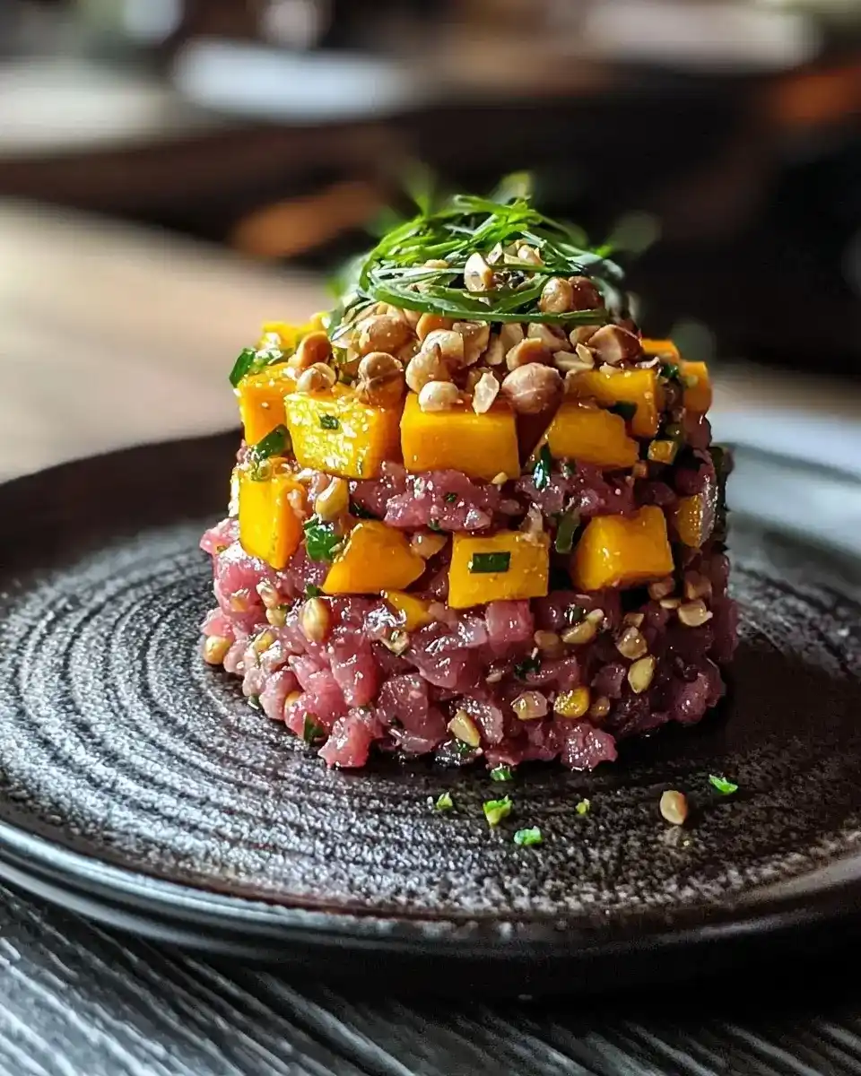 Tartare de Bœuf Façon Thaï 1 Tartare de Bœuf Façon Thaï