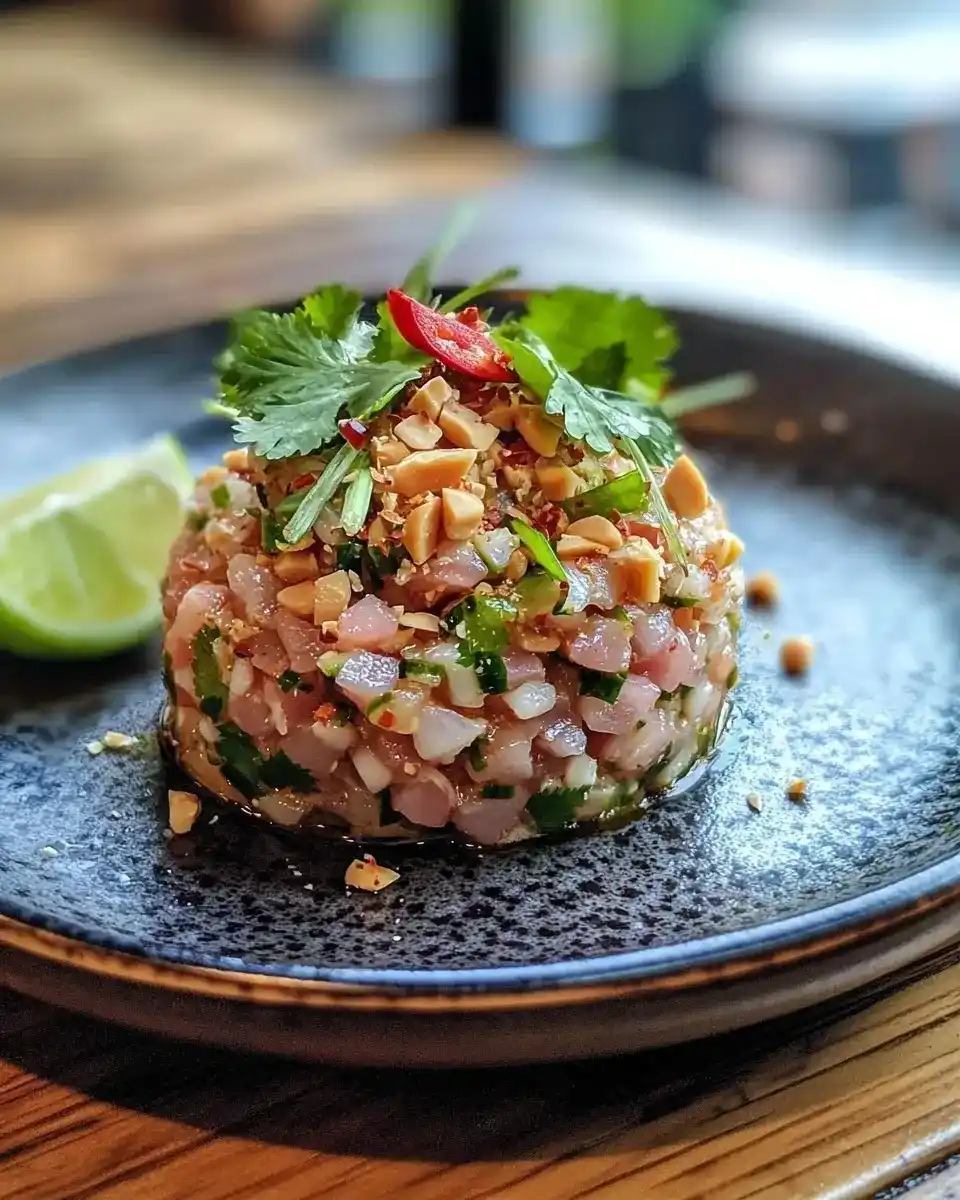 Tartare de Veau Façon Thaï 1 Tartare de Veau Façon Thaï