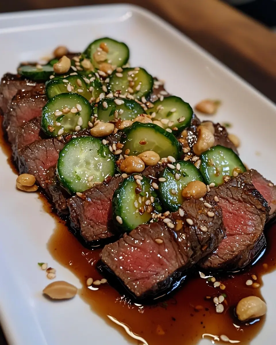 Tataki de Bœuf Mariné Soja-Gingembre Parfumé 1 Tataki de Bœuf Mariné Soja-Gingembre