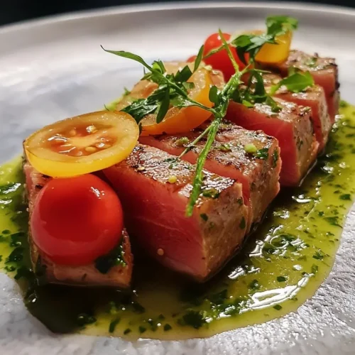Tataki de Thon Rouge sur Gaspacho 5 Tataki de Thon Rouge sur Gaspacho