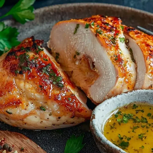 Recette Poulet Blanc Rôti au Beurre d'Herbes 5 recette poulet blanc Rôti au beurre d’herbes