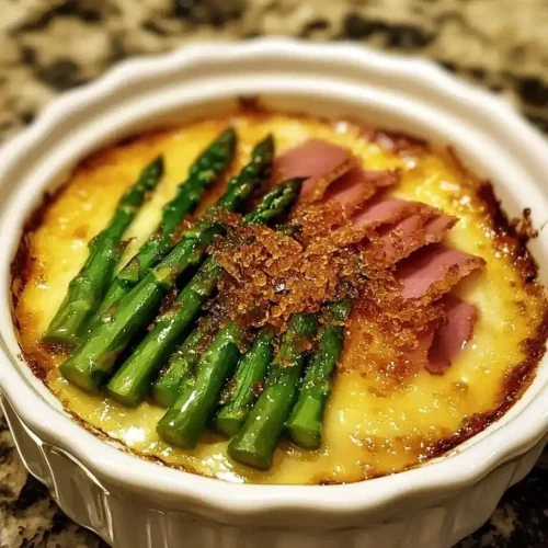 Crème Brûlée Salée au Parmesan et Pointes d’Asperges 5 Crème Brûlée Salée au Parmesan et Pointes d’Asperges
