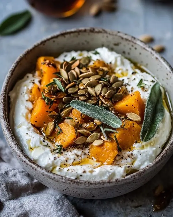 Feta fouettée Onctueuse avec Courge Butternut Rôtie 3 Feta fouettée Onctueuse avec Courge Butternut