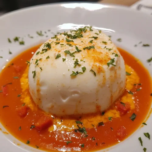 Île Flottante Salée au Chorizo sur Velouté Froid 5 Île Flottante Salée au Chorizo sur Velouté Froid