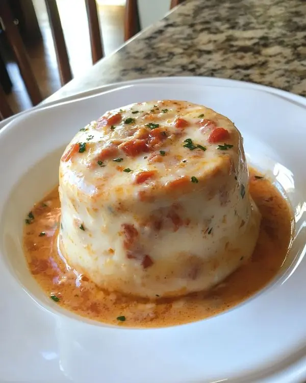 Île Flottante Salée au Chorizo sur Velouté Froid 4 Île Flottante Salée au Chorizo sur Velouté Froid recette