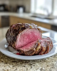 Ma côte de bœuf parfaitement rosée après 2h de cuisson - enfin réussie après 3 échecs !