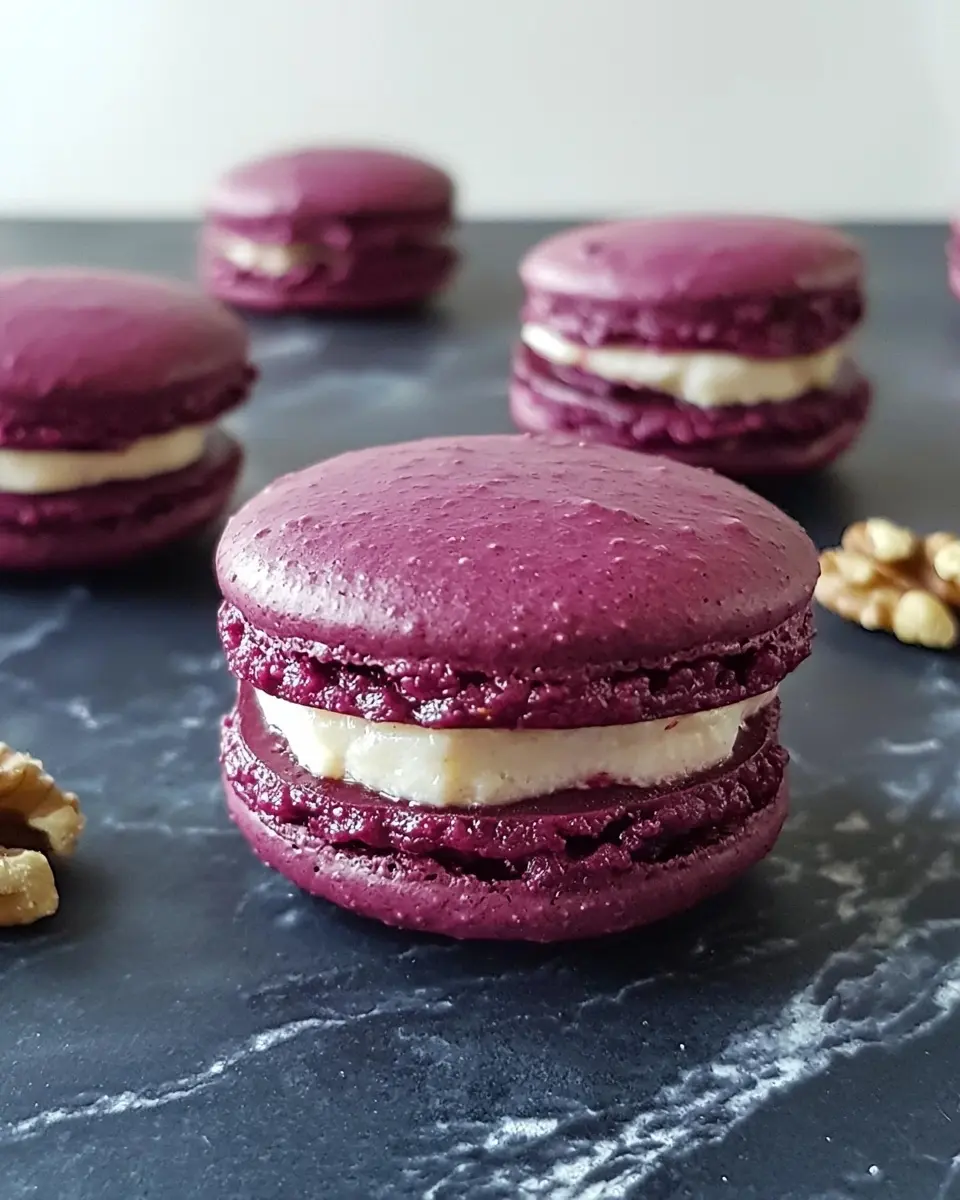 Macarons Salés de Betterave Rose 1 Macarons Salés de Betterave