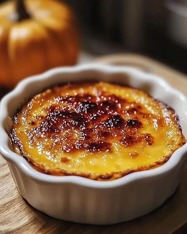 Crème Brûlée Salée au Potimarron Fumée 3 Recette Crème Brûlée Salée au Potimarron, Éclats de Châtaignes & Lard Fumé