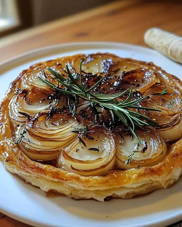 Tarte Tatin d'Échalotes Confites au Balsamique 4 Recette Tarte Tatin d'Échalotes Confites au Balsamique