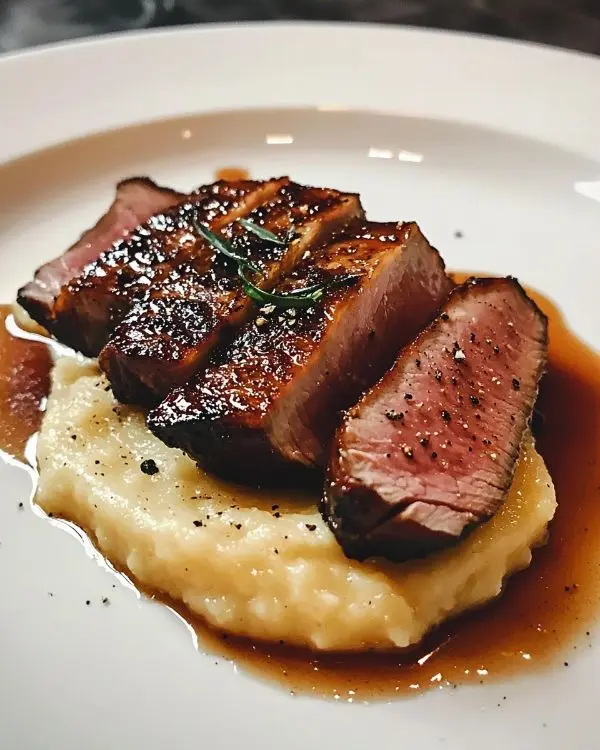 Tataki de Canard Laqué au Miel d'Épices Sublime 2 Recette Tataki de Canard Laqué au Miel d'Épices avec purée de panais vanillée