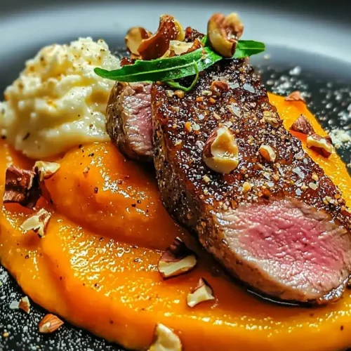 Tataki de Canard Purée de Carottes à l'Orange 5 Recette Tataki de Canard Purée de Carottes à l'Orange