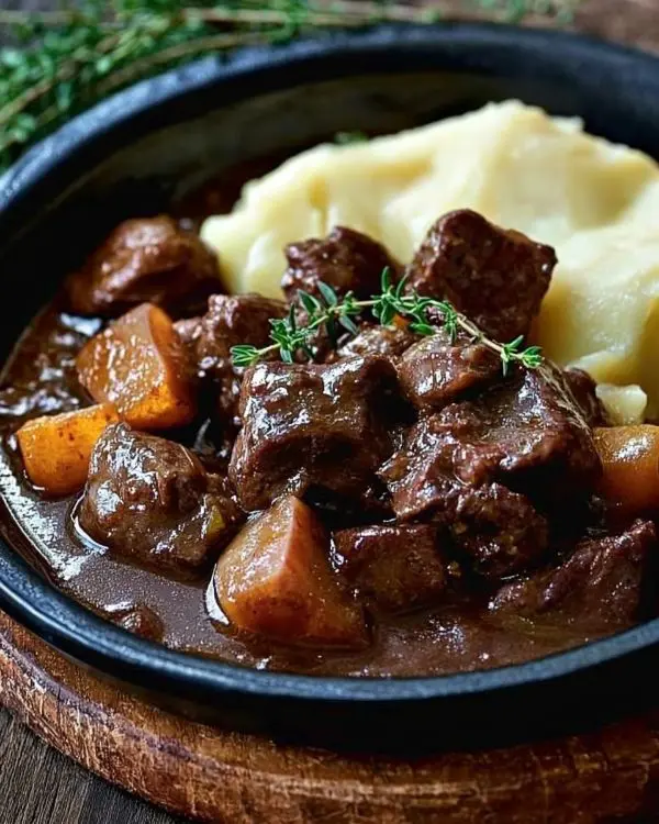 Recette Cœur de Bœuf Bourguignon Fondant 2 Recette coeur de boeuf bourguignon