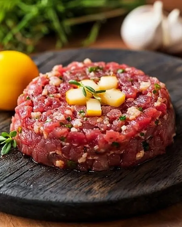 Tartare de Bœuf Recette Originale 4 Tartare de bœuf traditionnel