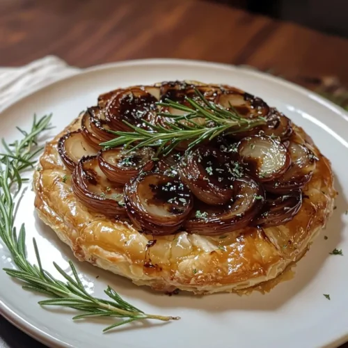 Tarte Tatin d'Échalotes Confites au Balsamique 5 Tarte Tatin d'Échalotes Confites au Balsamique