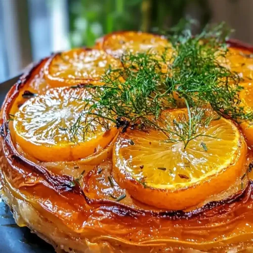 Tarte Tatin de Fenouil Confit à l’Orange 5 Tarte Tatin de Fenouil Confit à l’Orange