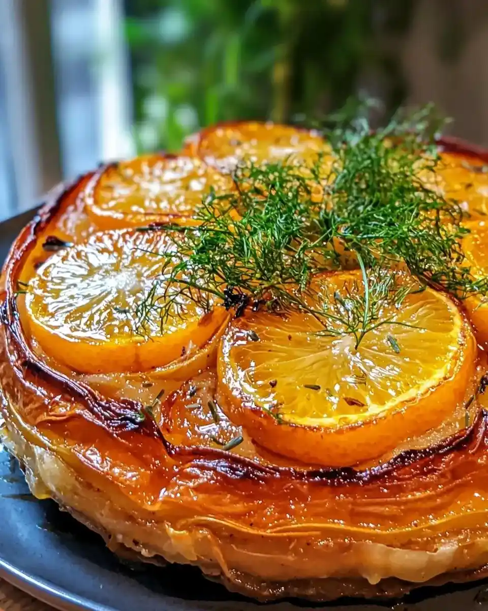 Tarte Tatin de Fenouil Confit à l’Orange 1 Tarte Tatin de Fenouil Confit à l’Orange