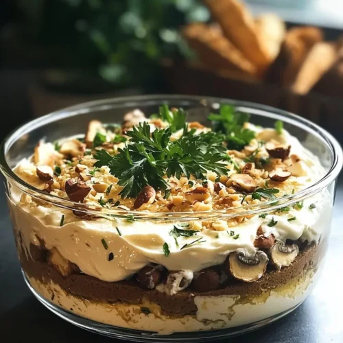 Tiramisu Salé aux Champignons de Paris 5 Tiramisu Salé aux Champignons de Paris