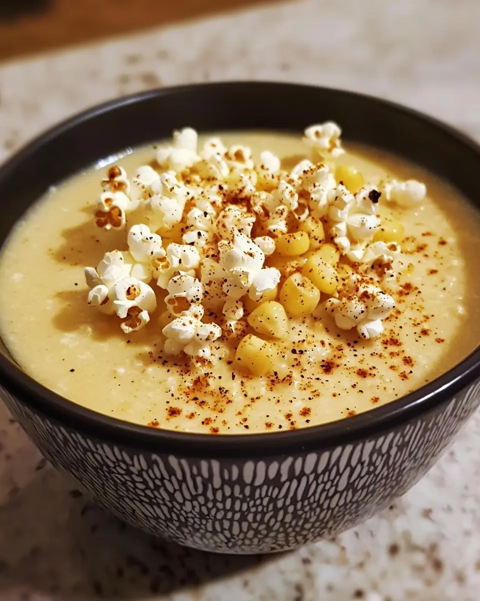 Velouté Glacé de Maïs Explosif 1 Velouté Glacé de Maïs