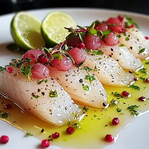Carpaccio de Loup de Mer