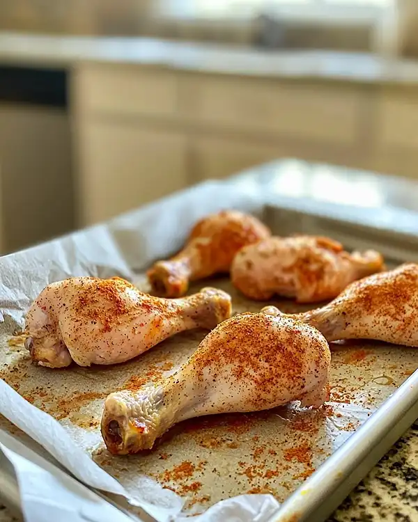 Préparation de cuissons poulet four