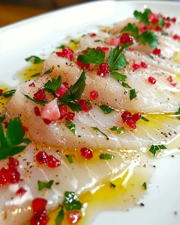 Recette Carpaccio de Loup de Mer