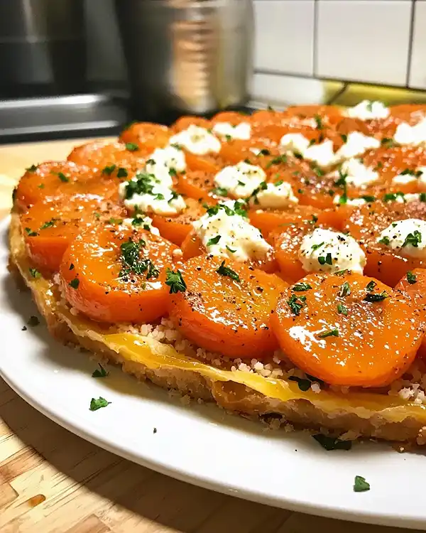 Tarte Tatin de Carottes Glacées au Cumin 2 Recette Tarte Tatin de Carottes Glacées au Cumin