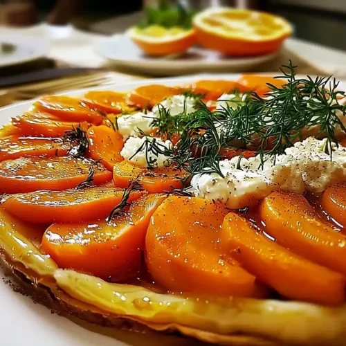 Tarte Tatin de Carottes Glacées au Cumin 5 Tarte Tatin de Carottes Glacées au Cumin