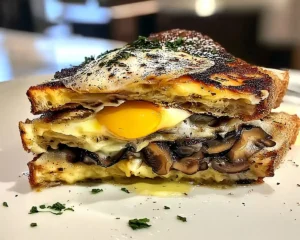 Pain Perdu Salé au Parmesan