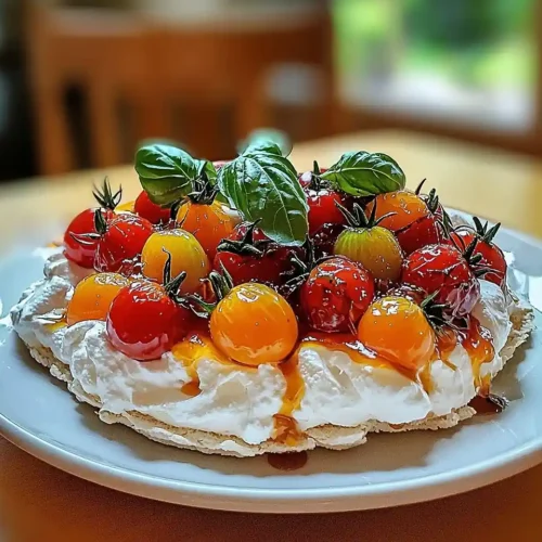 Pavlova Salée Croustillante 3 Pavlova Salée