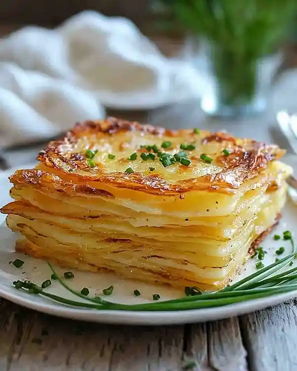 Recette Millefeuille de Pomme de Terre Croustillant