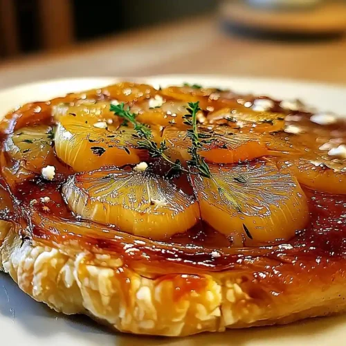 Tarte Tatin de Fenouil Confit à l'Orange et Chèvre Frais 5 Tarte Tatin de Fenouil Confit à l'Orange et Chèvre Frais