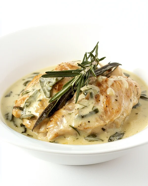 Poulet à L'estragon Crémeux 4 recette Poulet à l'estragon