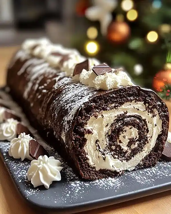 Bûche de Noël Roulée Express 6 Bûche de Noël Roulée Recette