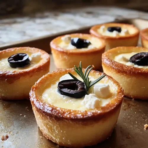 Financier Salé aux Olives Noires