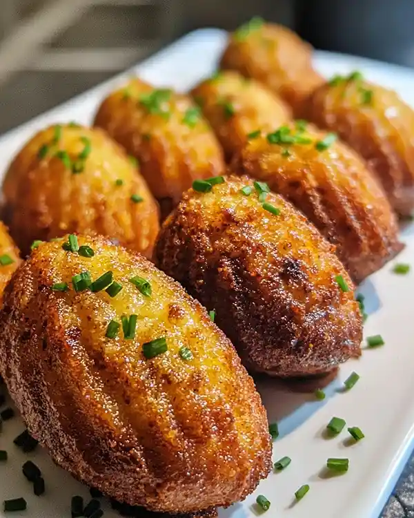 Madeleines Salées au Chorizo & Cœur 5 Madeleines Salées au Chorizo & Cœur Coulant de Mont d'Or