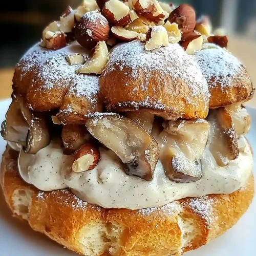 Paris-Brest Salé au Praliné de Champignons 3 Paris-Brest Salé au Praliné de Champignons & Crème de Parmesan