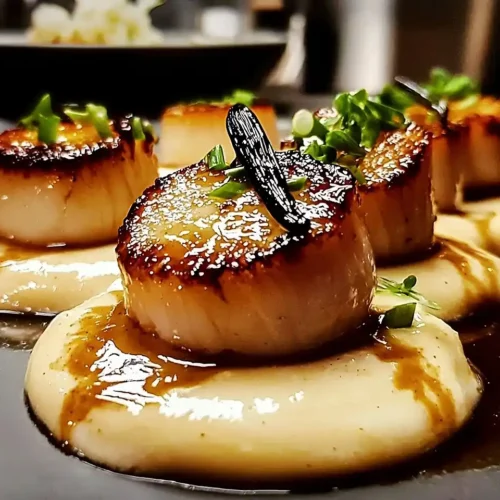 Tataki de Saint-Jacques au Miso 3 Tataki de Saint-Jacques au Miso