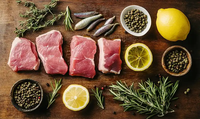 Les ingrédients pour Tartare de Veau Façon Vitello Tonnato