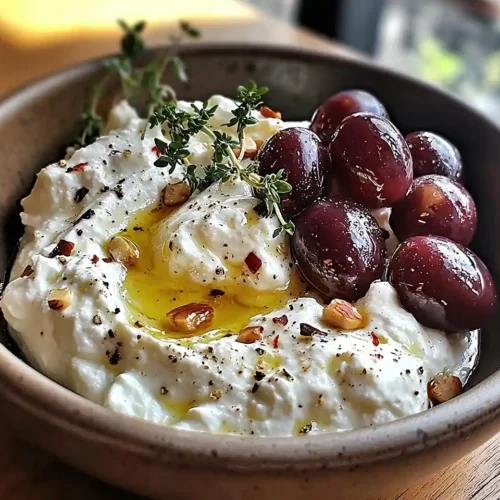 Feta Fouettée au Miel Pimenté et Raisins Rôtis 2 Recette Feta Fouettée au Miel Pimenté et Raisins Rôtis