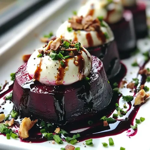 Tataki de Betterave Laquée Balsamique-Soja