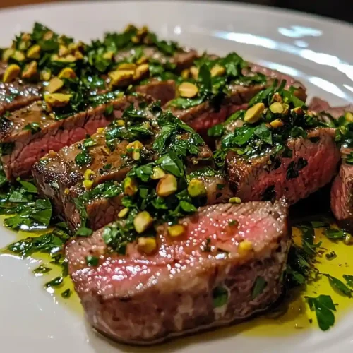 Tataki de Veau avec Sauce Gremolata 2 Tataki de Veau avec Sauce Gremolata