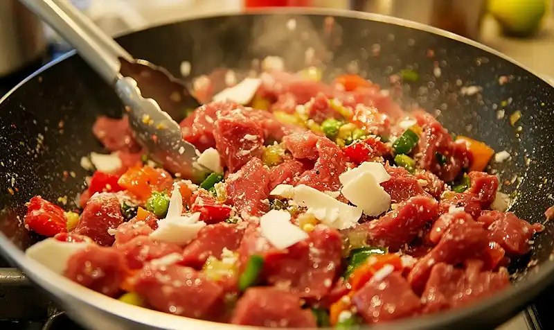 Tartare de Bœuf Façon Thaï et Vinaigrette Coco-Citronnelle 4 Cuisson de la recette Tartare de Bœuf Façon Thaï et Vinaigrette Coco-Citronnelle