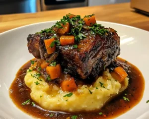 Parmentier de Queue de Bœuf Confite