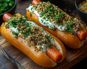 Recette Hot Dog de Carotte Rôtie Laquée au Miso