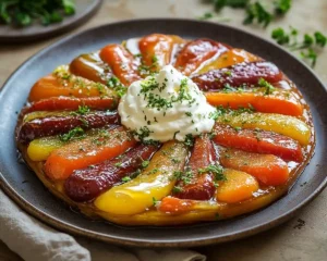 Recette Tarte Tatin de Carottes Multicolores au Cumin