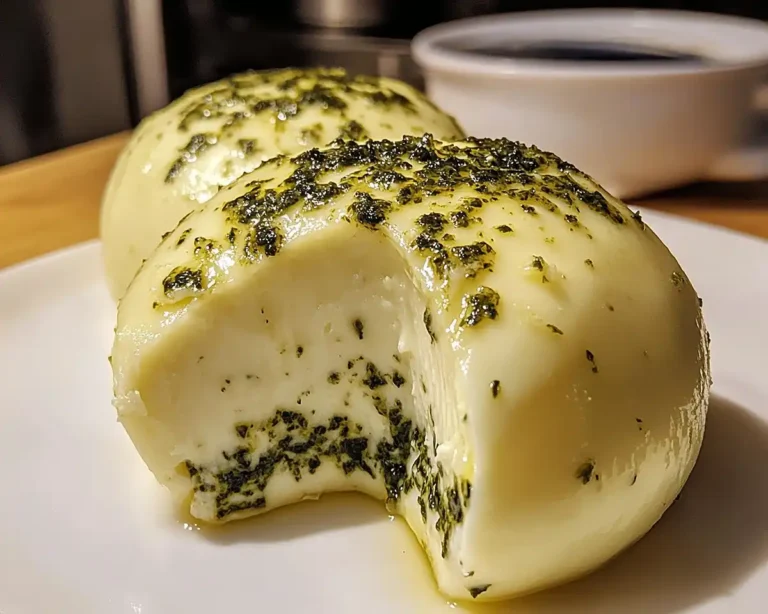 Fondant Salé au Parmesan, Cœur Coulant au Pesto de Basilic