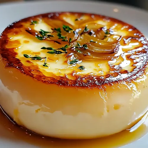 Fondant Salé au Reblochon, Cœur Coulant de Confit d'Oignon 2 Fondant Salé au Reblochon, Cœur Coulant de Confit d’Oignons