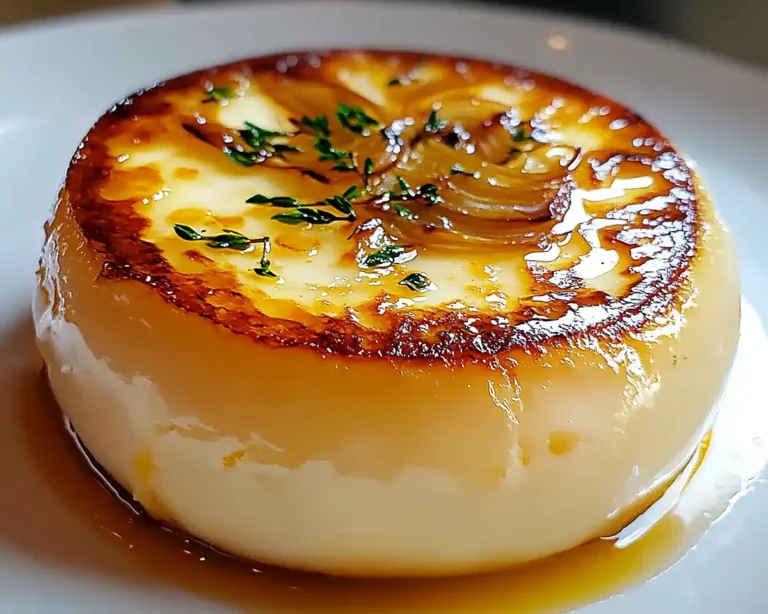 Fondant Salé au Reblochon, Cœur Coulant de Confit d’Oignons